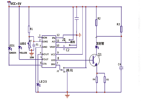 MOJAY茂捷M8101光电传感器芯片