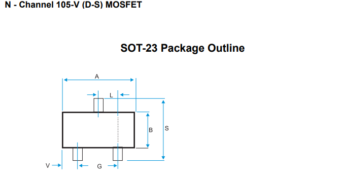 ME2328/ME2328-G，N - 通道 105-V (D-S) MOSFET